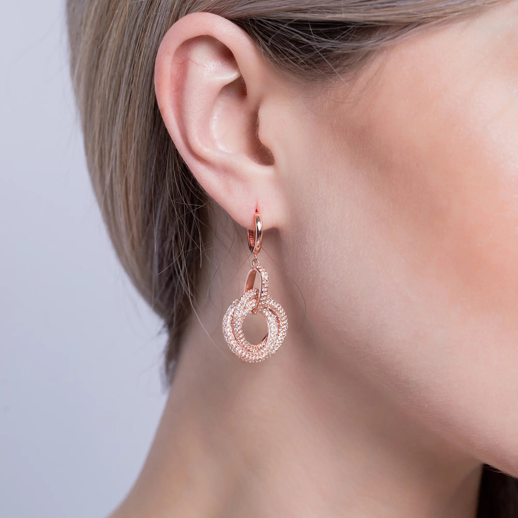 Helix Earrings for Women - 14K Gold Plated Cartilage Hoop Earrings - Trendy Helix Hoop Earrings for Cartilage Piercing - Perfect for Everyday Wear, Parties & Gifts