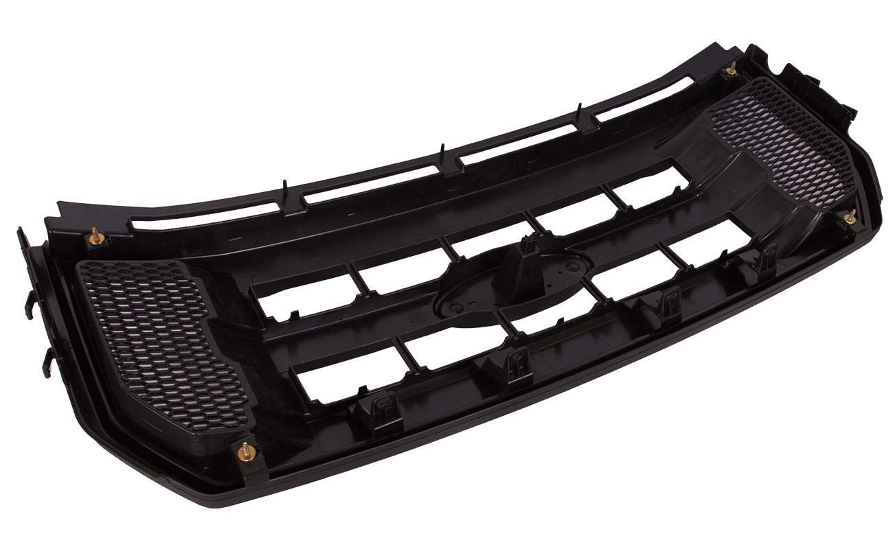 Bapmic FL3Z-8200-AA Front Black Honeycomb Mesh Hood Bumper Grille for 2015-2017 Ford F150 | Durable Replacement Part for Off-Road & Custom Truck Upgrades