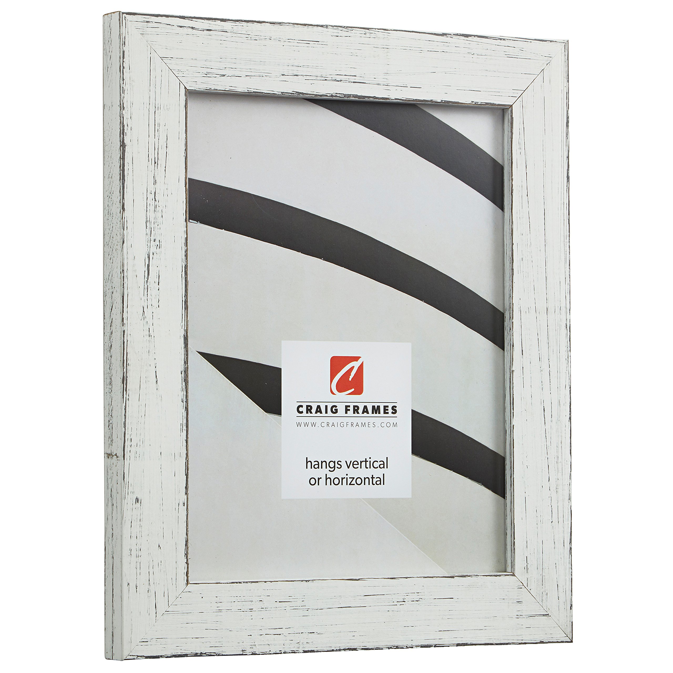 Craig Jasper Picture Frame 9x11 Inch - Country White for Home Decor