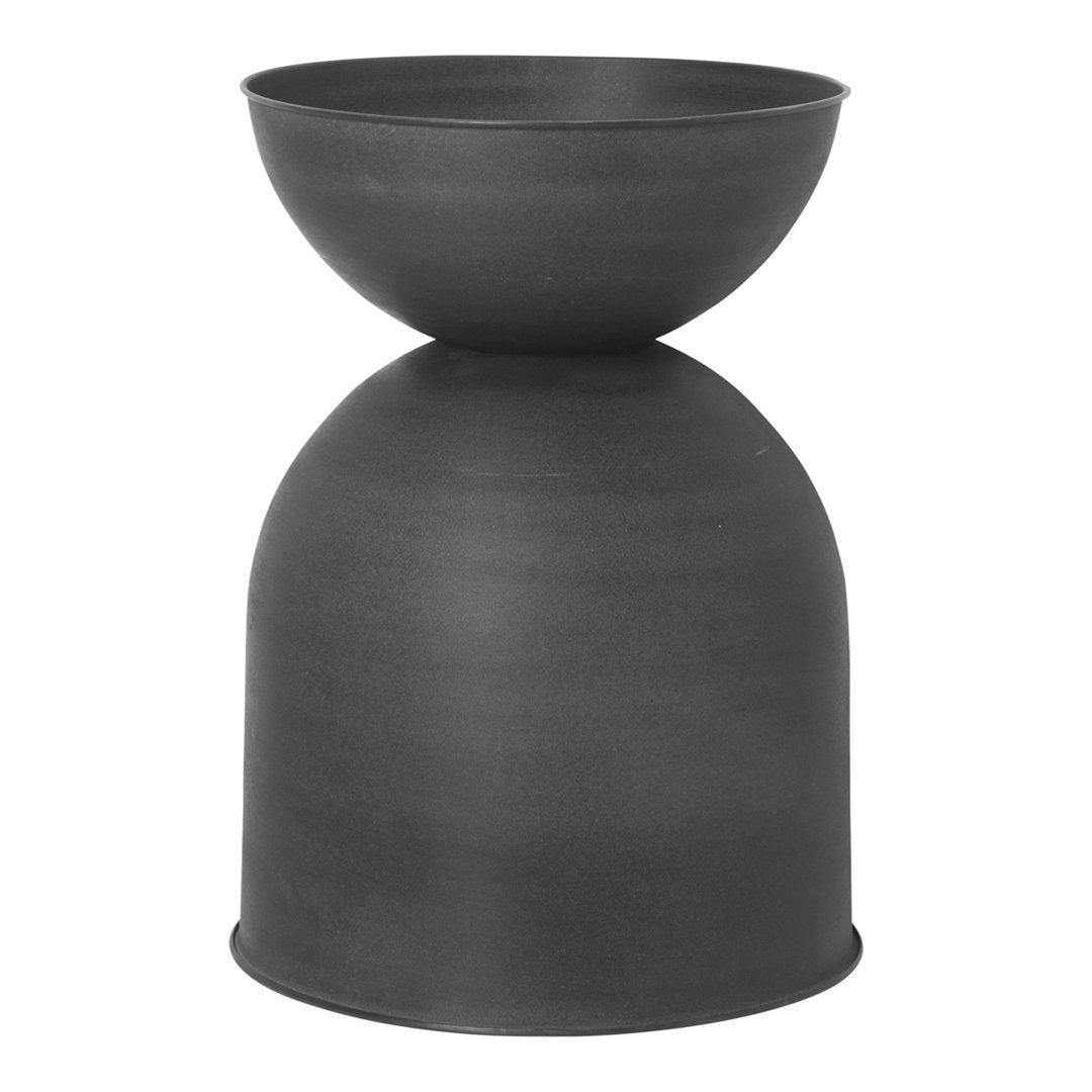 Ferm Living Hourglass Pot - Modern Ceramic Planter for Succulents & Small Plants - Perfect for Home, Office & Indoor Decor