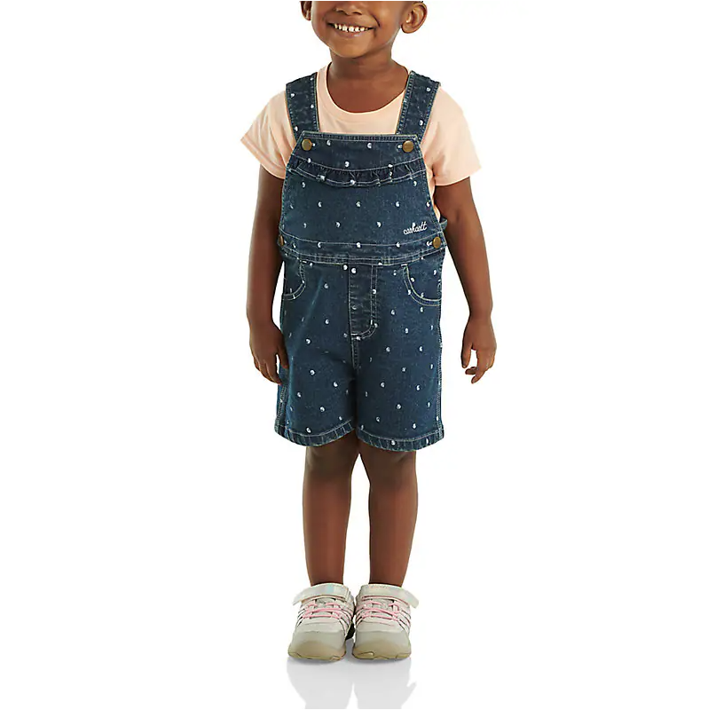 Carhartt Kids Denim Shortall Set - Durable & Comfortable Overalls for Boys & Girls - Perfect for Playtime, Outdoor Adventures & Casual Wear
