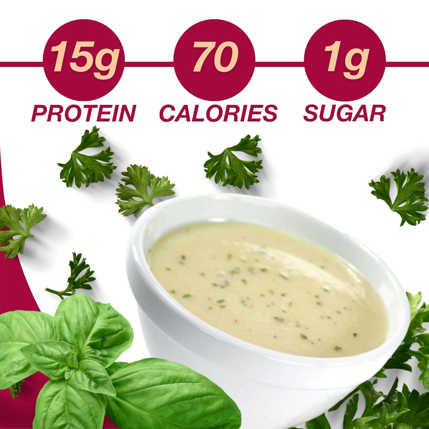 ProtiDIET High Protein Chicken Soup Mix - Low Sugar, No Fat, Quick & Easy Meal Replacement Protein Powder with Vitamins (7 Pouches/Box) - Ideal for Weight Loss, Keto Diet & Post-Workout Recovery