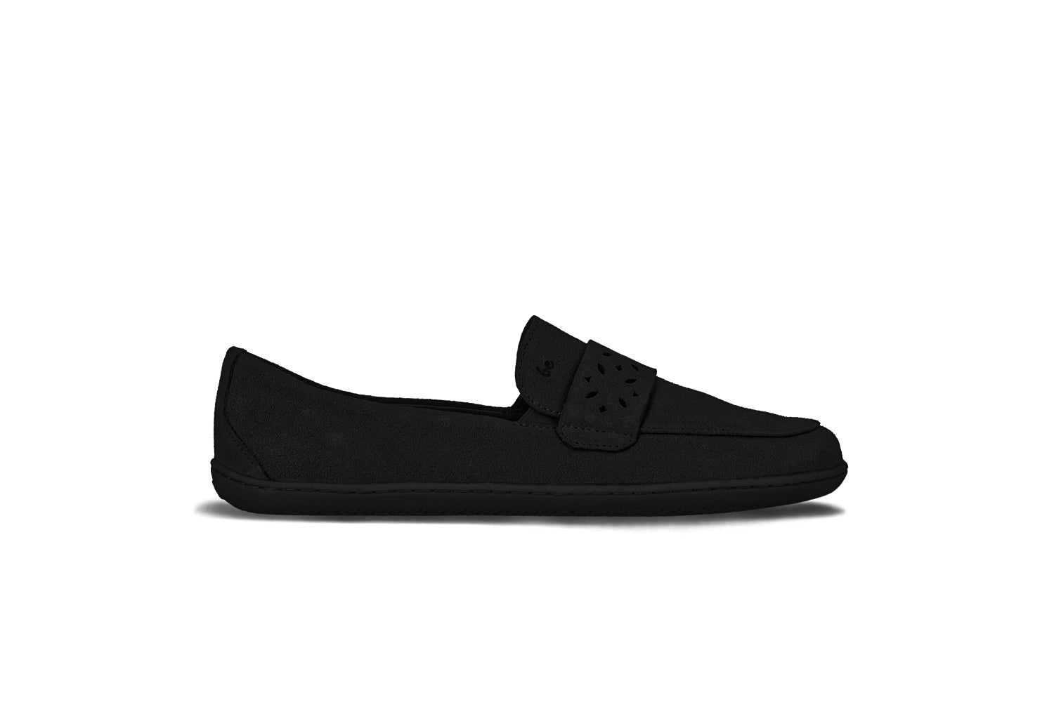Barefoot Moccasins for Women - Be Lenka Bianca All Black Leather Minimalist Shoes | Comfortable House Slippers & Indoor/Outdoor Walking Shoes
