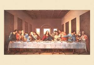 Peel & Stick Wall Decal - The Last Supper by Leonardo Da Vinci (36x24 Inch) - Removable Art Sticker for Home, Office & Classroom Decor