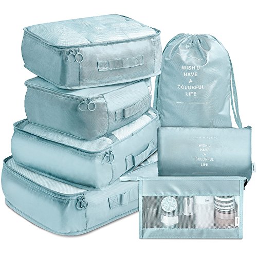 7 PCS Pale blue