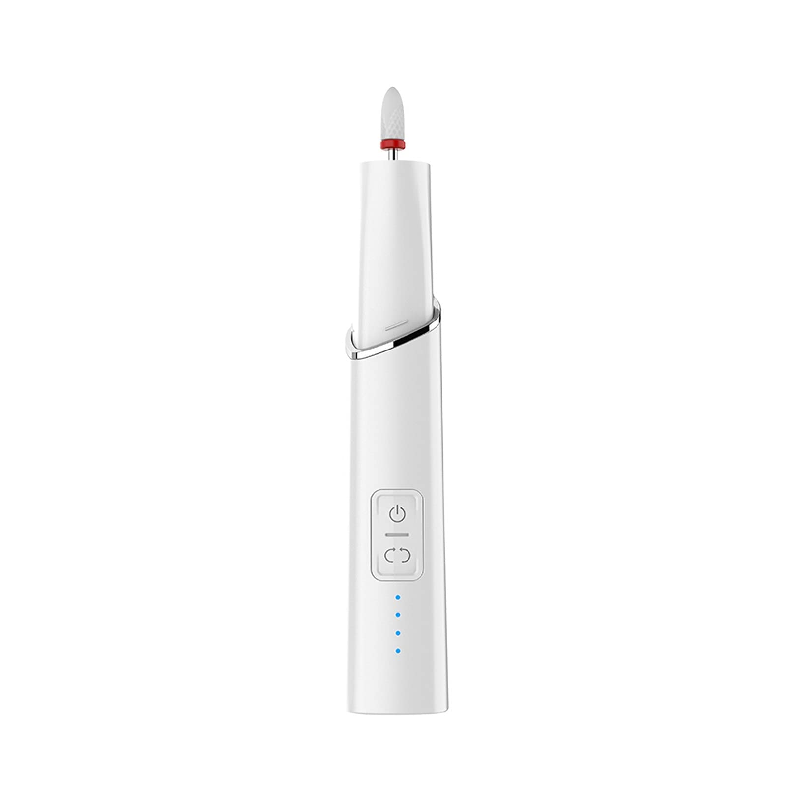 Wireless Electric Nail Drill Machine - 4 Speed Cordless Nail File for Manicure, Gel Polish & Natural Nails | Professional Nail Grinder & Polisher for Home & Salon Use