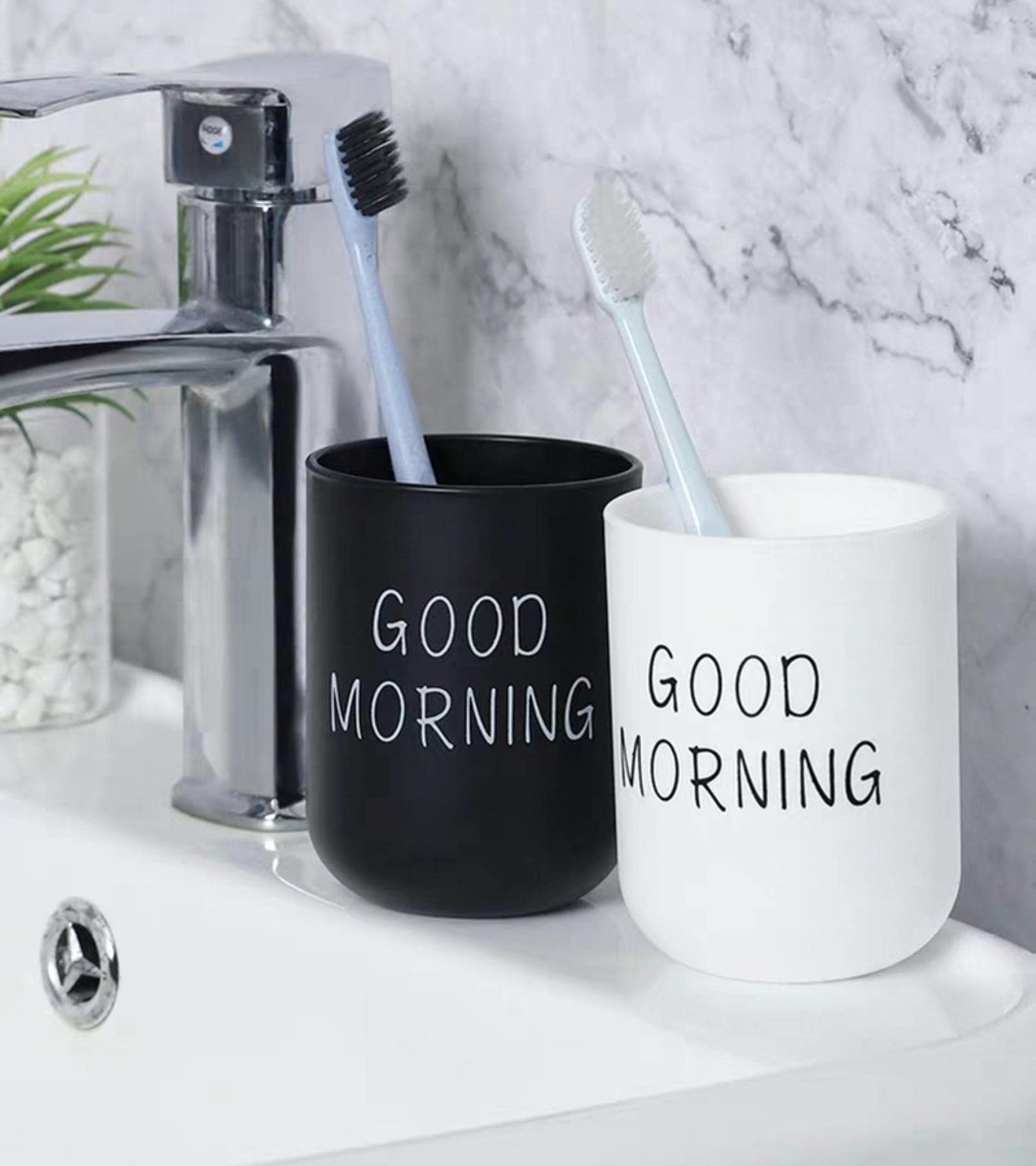Portable Plastic Toothbrush Holder - 201-300ml for Bathroom & Travel