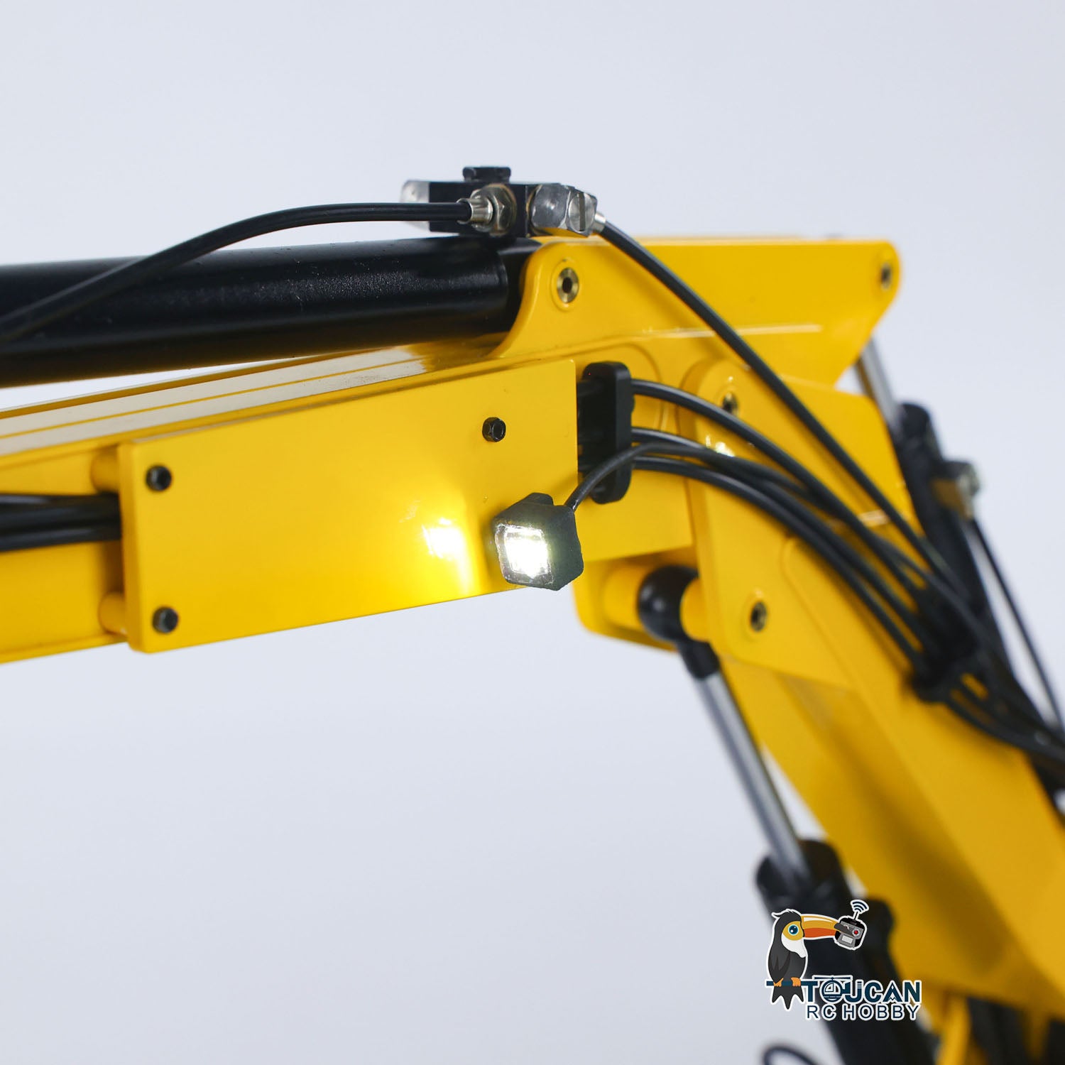 1/14 Scale RC Hydraulic Excavator Toy - 110W 9CH Valve Remote Control, 3 Arms Metal Digger Model PL18EV for Adults & Kids - Perfect for Construction Simulation, Backyard Digging & STEM Learning