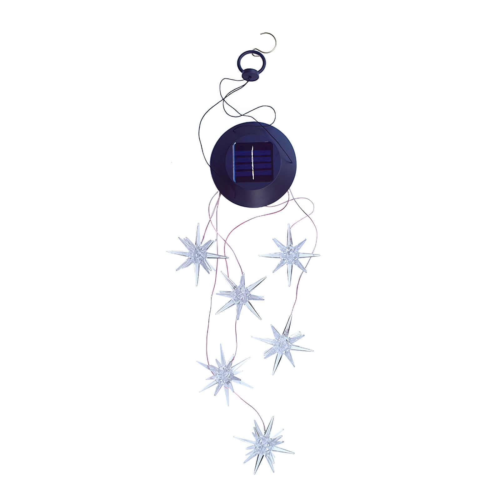 Solar Powered Color Changing LED Wind Chime Lights - Outdoor Hanging Decor with Solar Panel for Garden, Patio, Balcony | Perfect for Relaxing Evenings, Hotel Decor & Backyard Ambiance