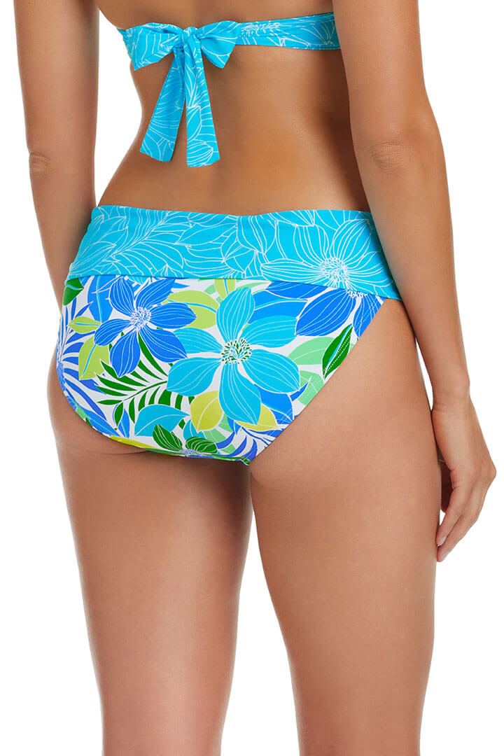 Fresh Takes Foldover Bikini Bottom - High Waisted Swimwear for Women, Comfortable & Stylish Beachwear, Perfect for Pool Parties & Summer Vacations