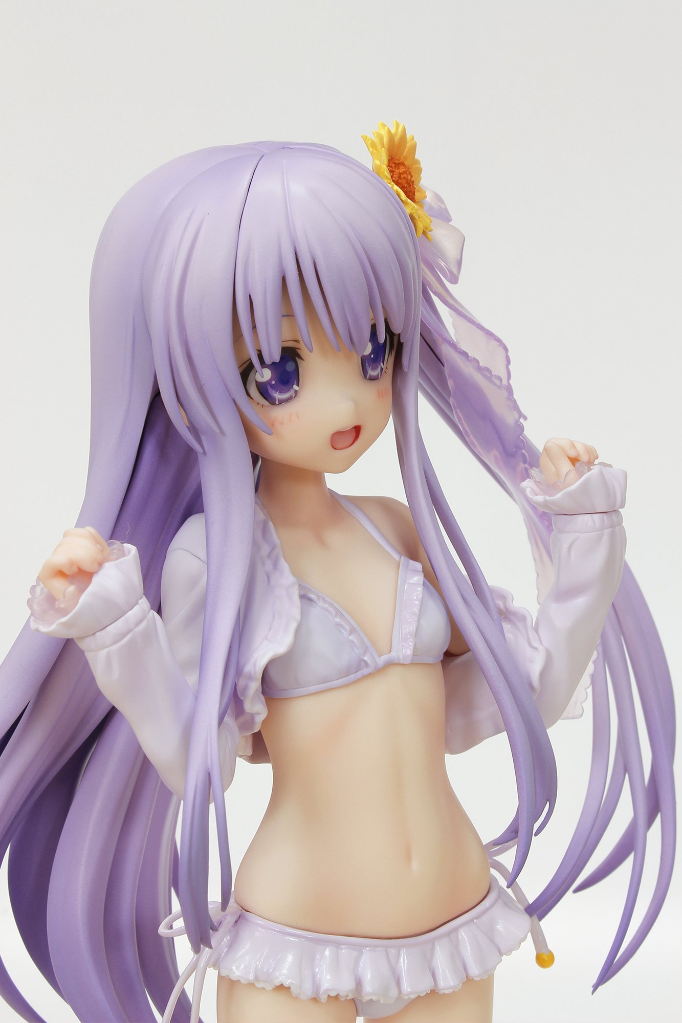 PLUM Angels 3-Piece Jun Goto Bikini Version 1:7 Scale PVC Anime Figure - Perfect for Anime Collectors, Display Shelf Decoration, and Gift Giving