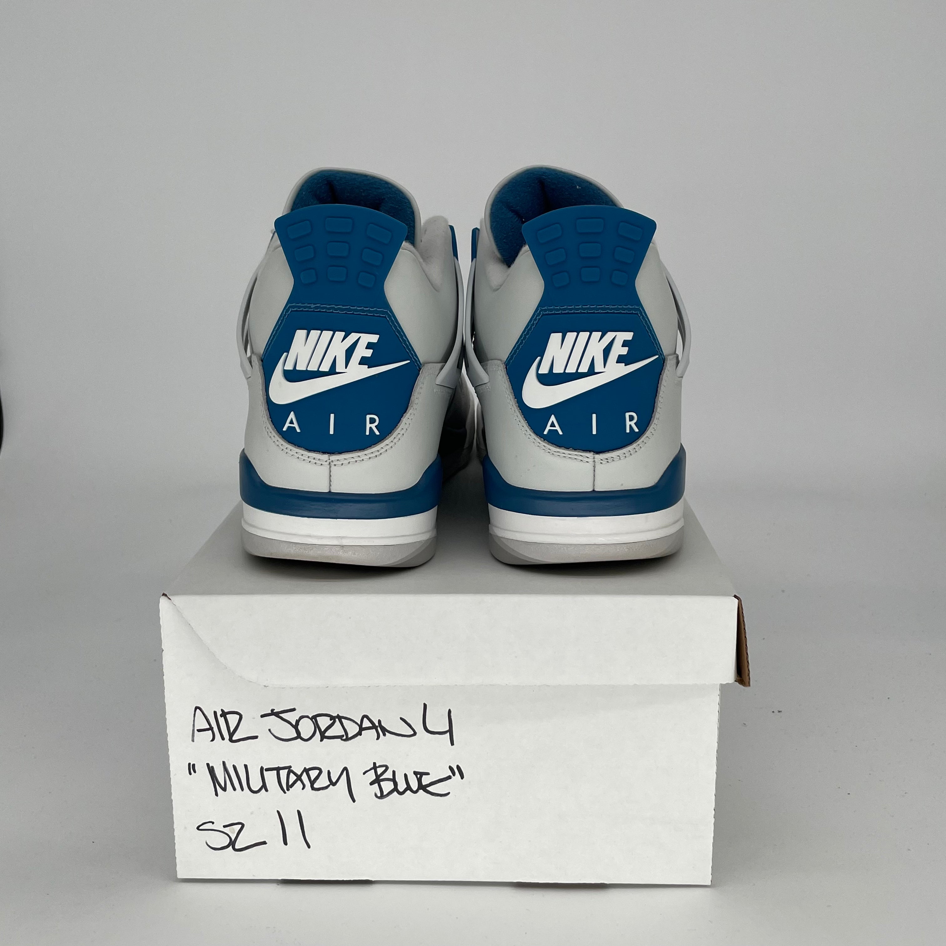 AIR JORDAN 4 MILITARY BLUE Retro Sneakers - Men's Size 11 & Women's Size 12.5W (FV5029-141) - Perfect for Basketball, Streetwear & Sneaker Collection