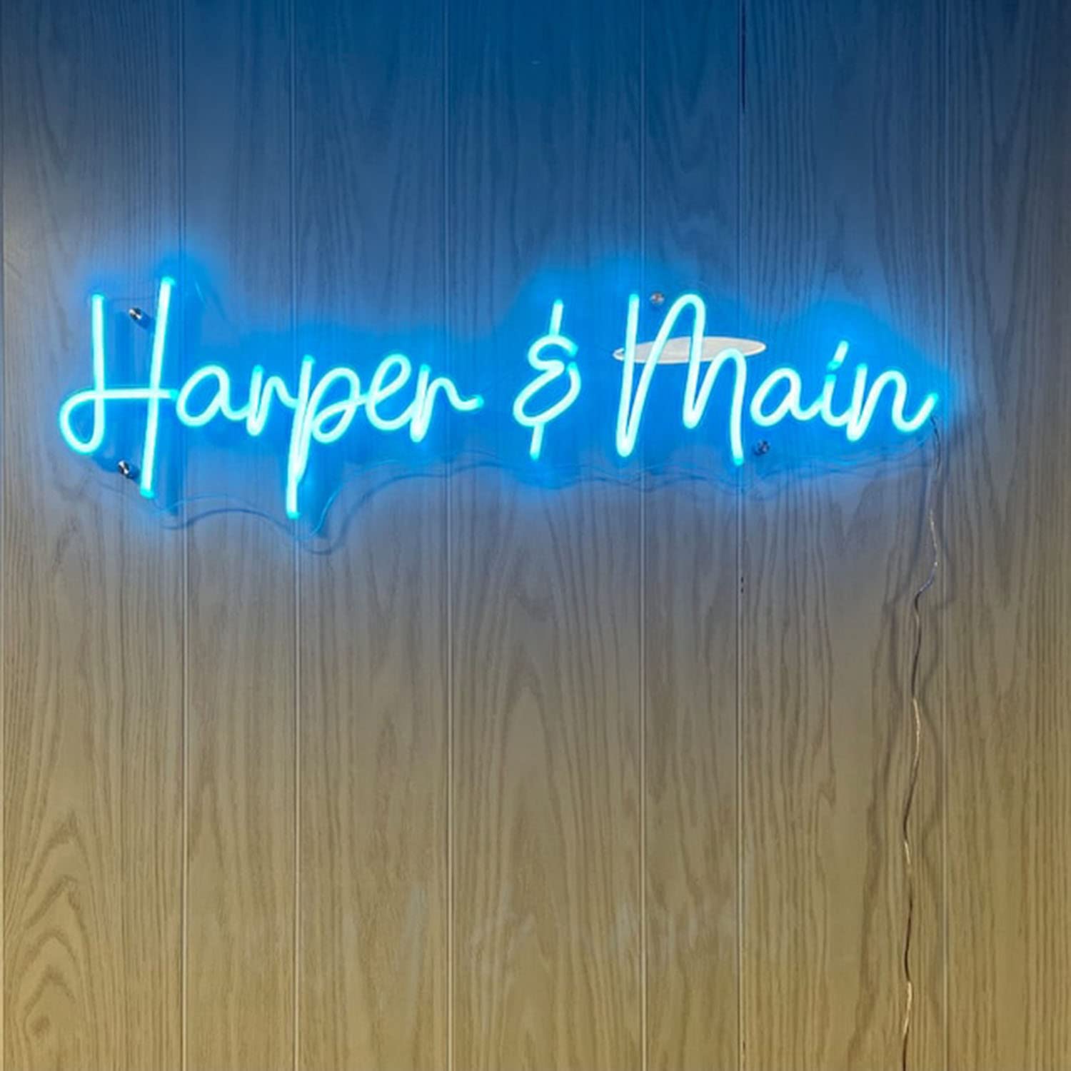 Custom LED Neon Signs - Personalized Wall Decor Art Light for Home, Bar, Party, Christmas Room (4 Lines Text, 28