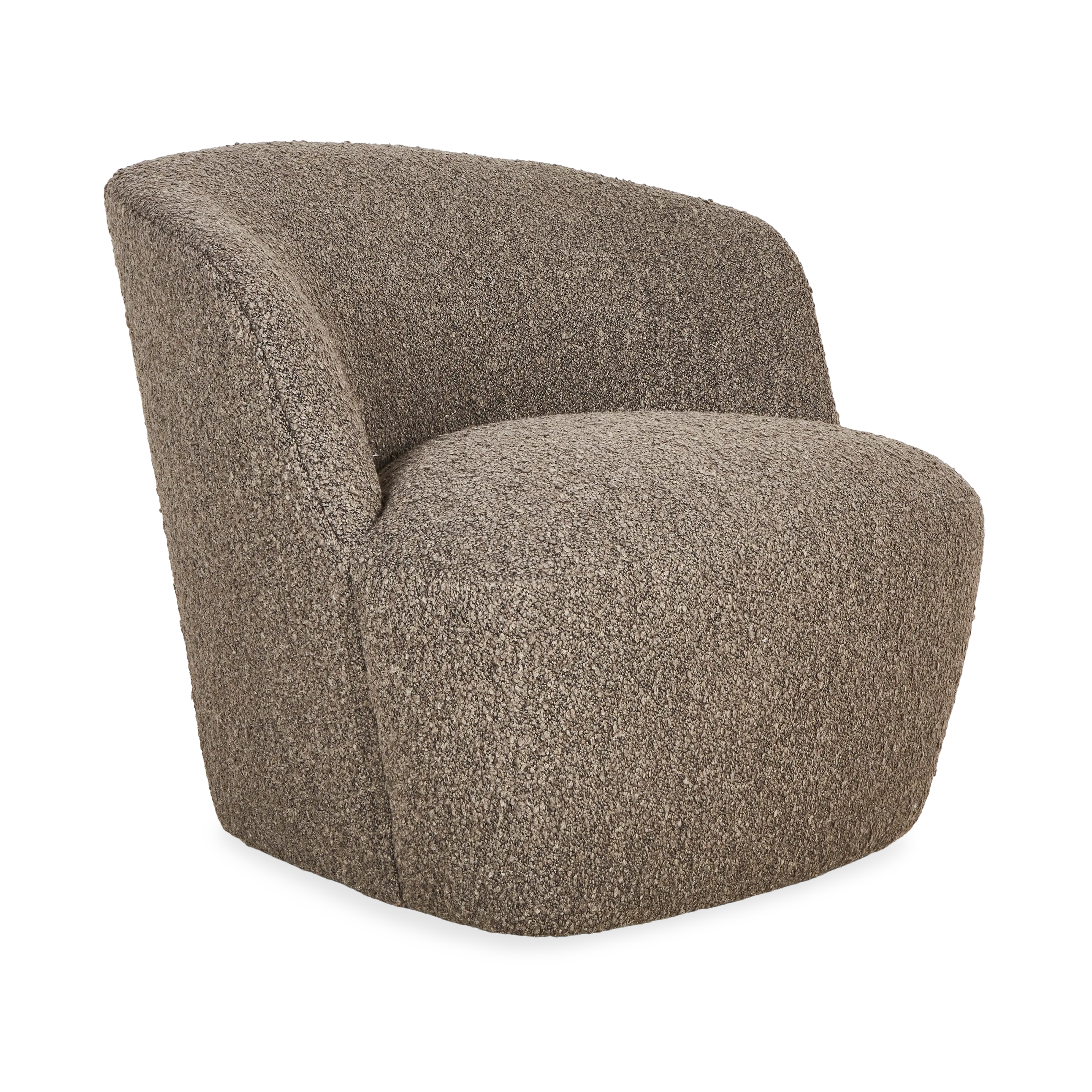 Aura Swivel Chair - 360 Degree Rotating Modern Accent Chair for Living Room, Bedroom & Office - Comfortable PU Leather Lounge Chair with Ergonomic Design for Home Decor
