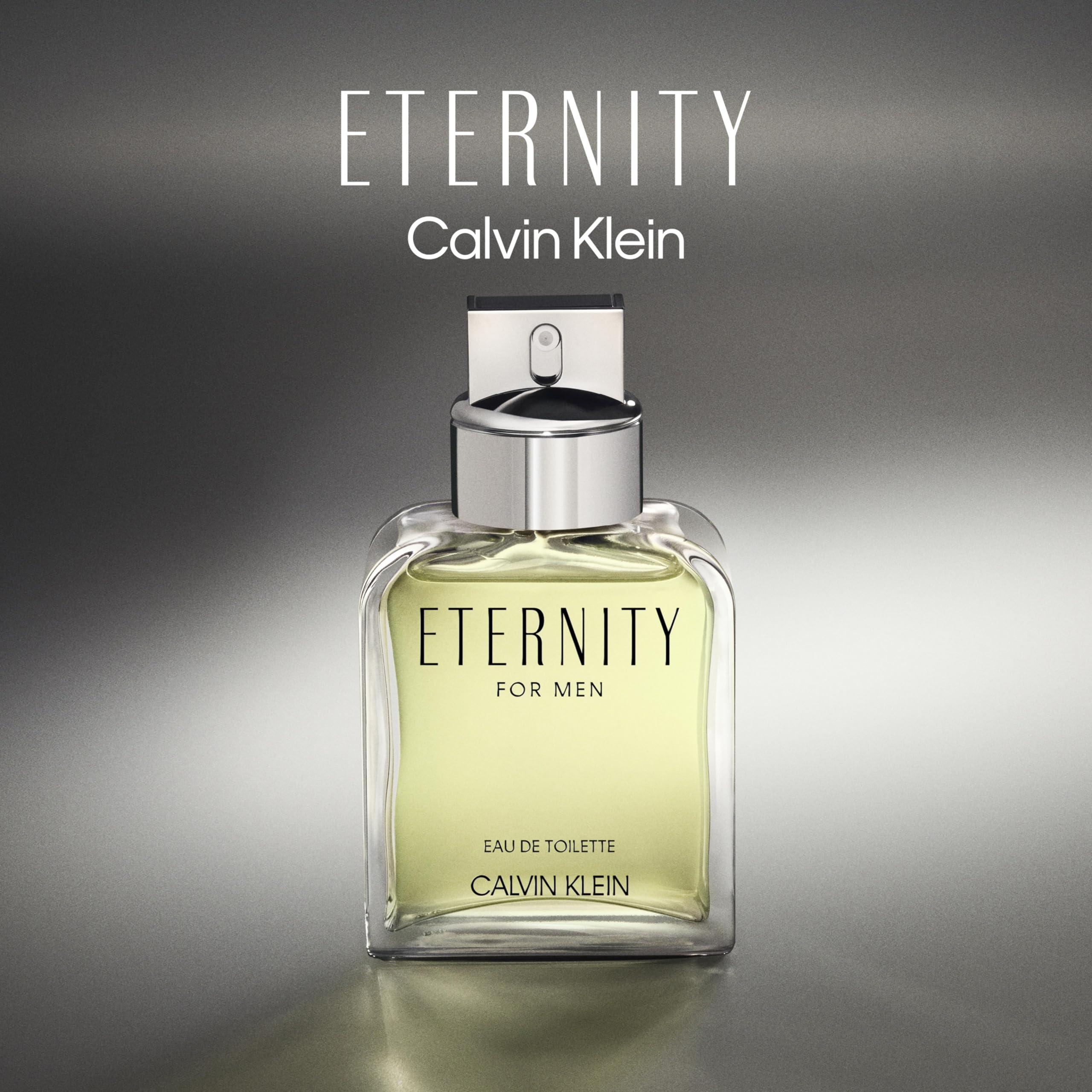Calvin Klein Eternity Eau de Toilette for Men - Fresh Fougère Cologne with Mandarin, Sage, Cedarwood & Amber Notes - Long Lasting Fragrance Spray - Perfect for Daily Wear, Office & Date Night