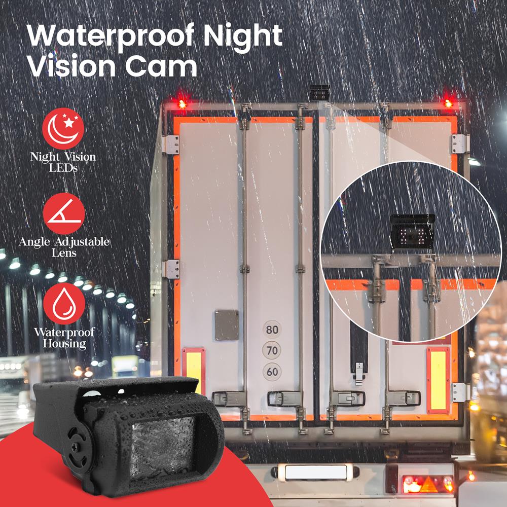 HD DVR Camera Recording System for Bus & Truck - 4CH 1080P Night Vision, Waterproof, Loop Recording - Ideal for Fleet Management & Vehicle Security