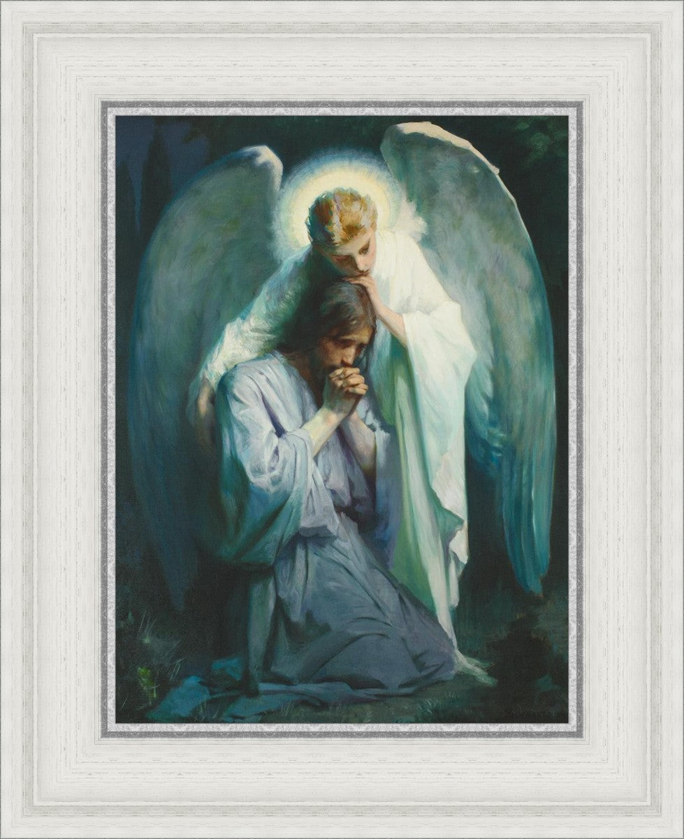 Agony in the Garden - Religious Art Print - Biblical Wall Decor for Home, Church & Office - Jesus Christ Prayer Scene - Christian Gift Idea