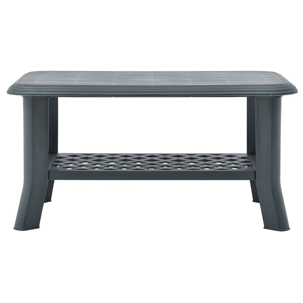 CHARMMA Modern Green Coffee Table 35.4