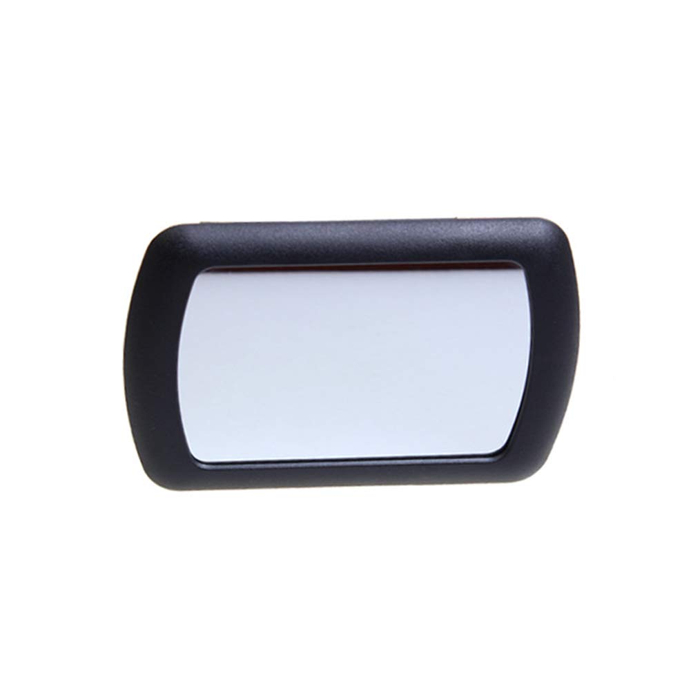 LUYANhapy9 Universal Car Sun Visor & Makeup Mirror - Wide Angle Flat Design for Cars & Trucks - Black Interior Accessories (Perfect for Driving, Makeup Touch-ups & Rearview Decoration)