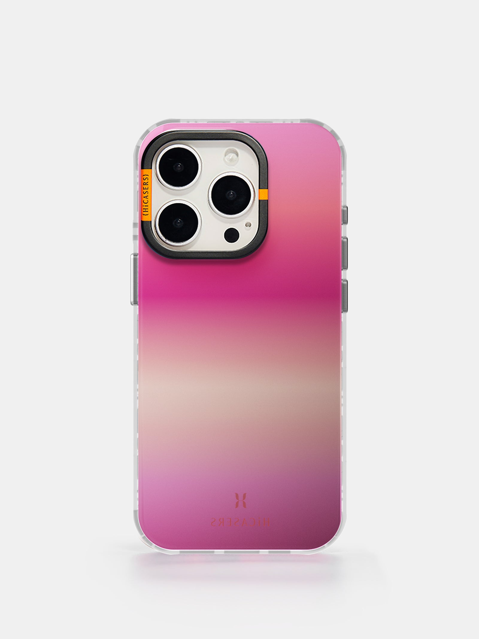 Sky Gradient Iridescent Phone Case - Rose Pink | Trendy Protective Cover for iPhone & Samsung | Perfect for Everyday Use, Travel & Gifting