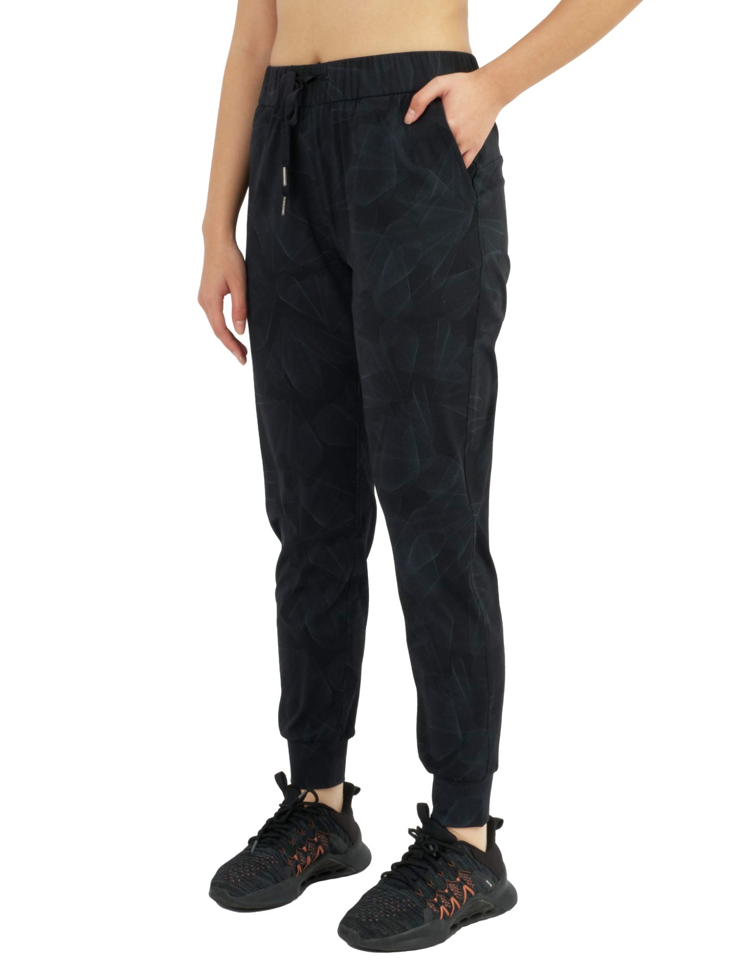 AJISAI Women's Joggers Pants - Soft Comfortable Running Sweatpants with Drawstring Waist & Pockets - Lounge Wear for Yoga, Gym, Workout and Casual Wear