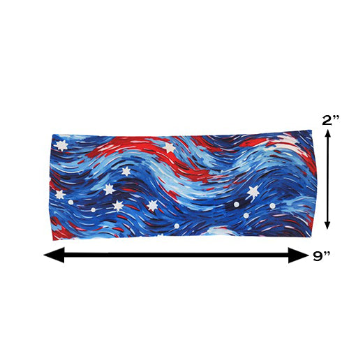 American Flag Headband - Patriotic Hair Accessory for Women & Girls - Perfect for 4th of July, Sports Events & National Holidays