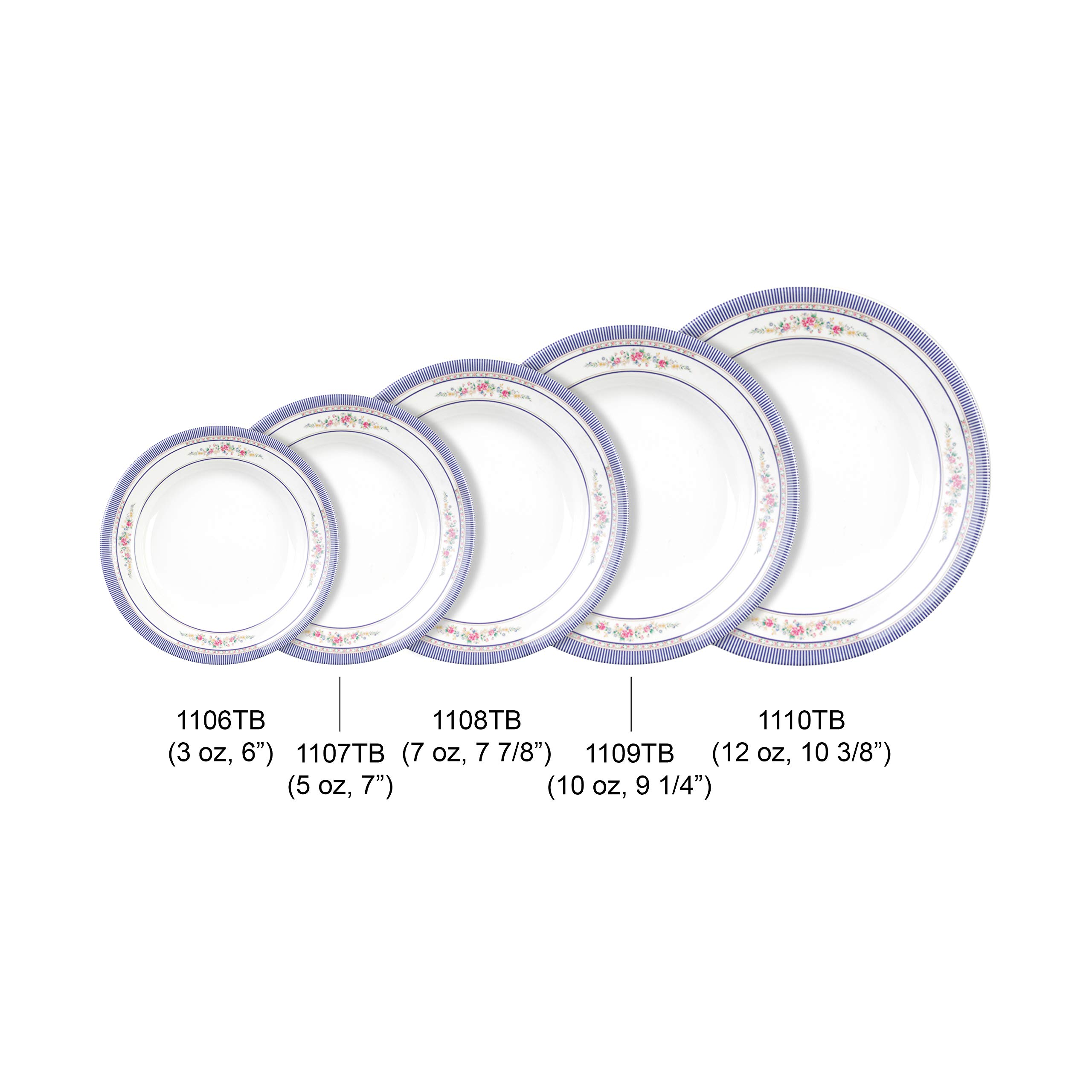 Premium Melamine Soup Plates - 6