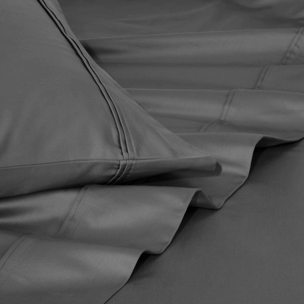 Luxury 1200 Thread Count Egyptian Cotton Deep Pocket Bed Sheet Set - Queen Size, Soft & Breathable for Ultimate Comfort - Perfect for Master Bedroom, Guest Room & Hotel Use