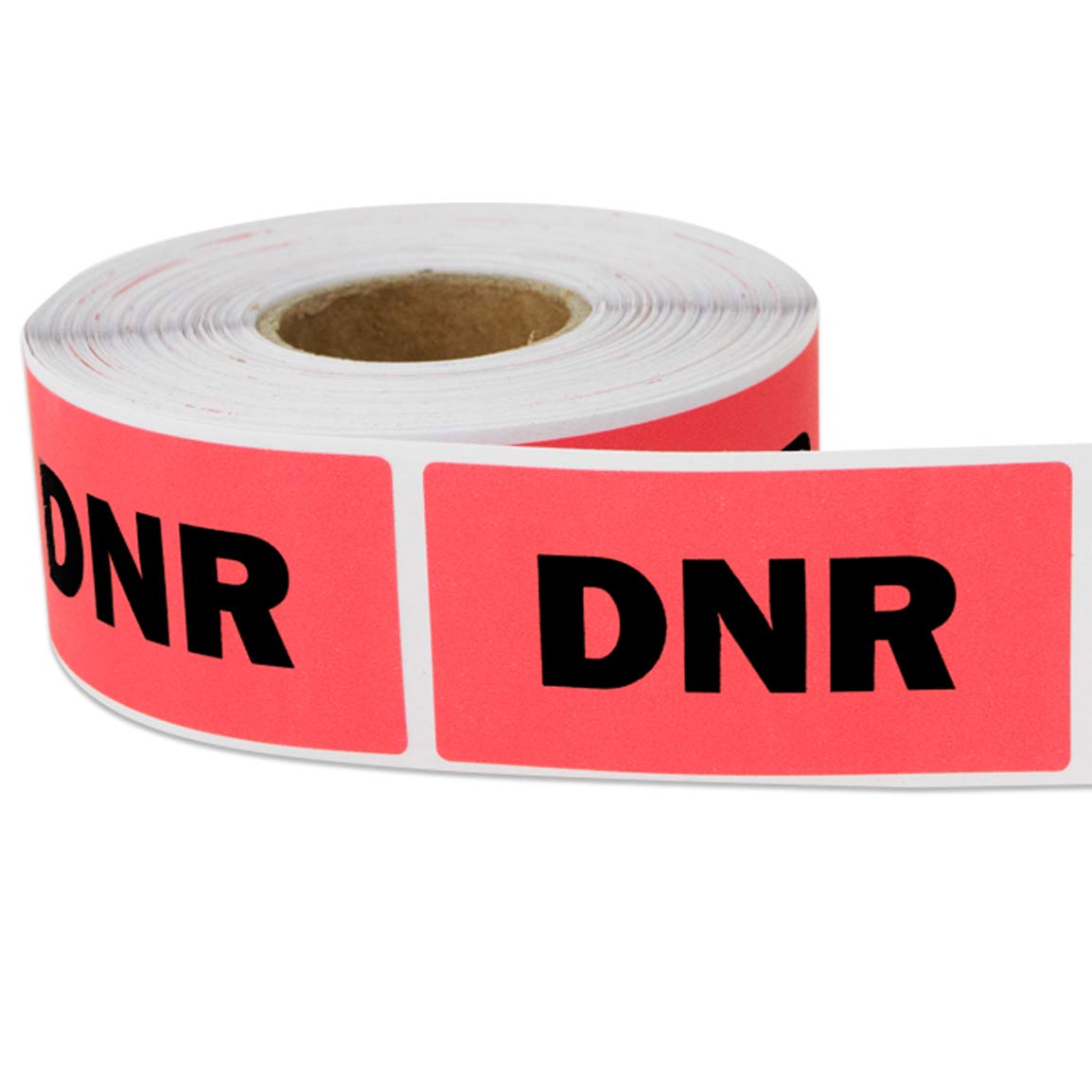 300 DNR Label Stickers - 1 x 2 Inch Do Not Resuscitate Medical Stickers for Prescriptions, Veterinary, Pharmacy & File Folders - Durable Adhesive for Medical Charts, Rx & Vet Tech Use - Perfect for Hospitals, Clinics & Emergency Kits (1 Pack of 300 Labels)