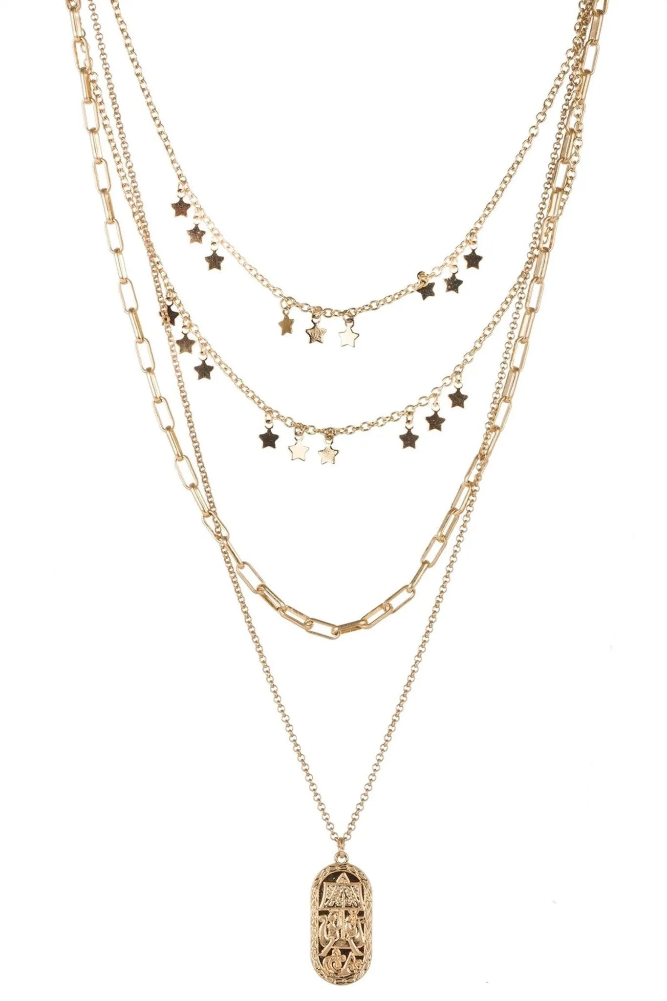 Star Charm Layered Necklace for Women - Elegant Celestial Jewelry for Everyday Wear & Special Occasions