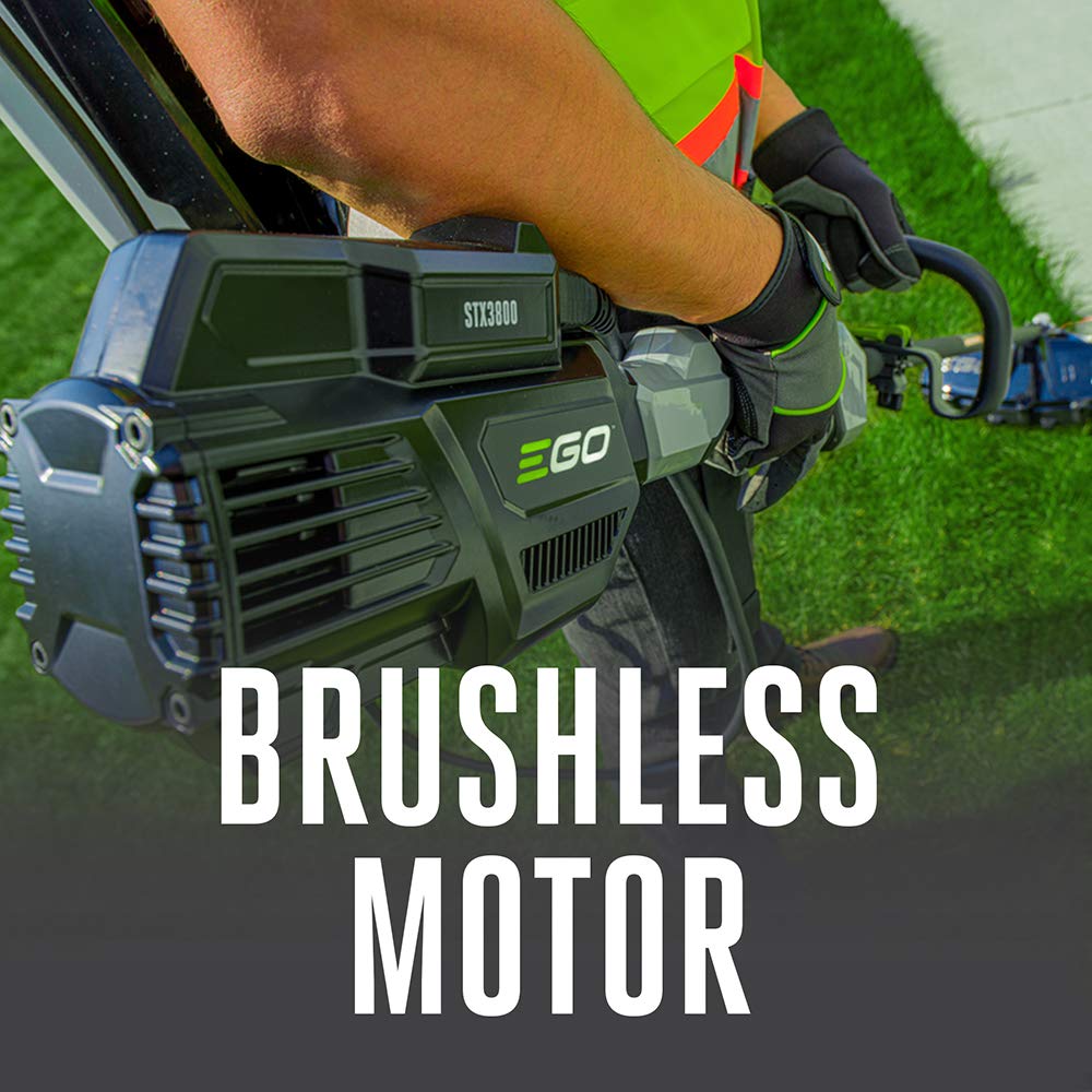 EGO POWER+ STX3800 15-Inch 56V Cordless String Trimmer | Carbon Fiber Shaft | Commercial Grade | Battery & Charger Sold Separately | Perfect for Lawn Care, Landscaping & Yard Maintenance