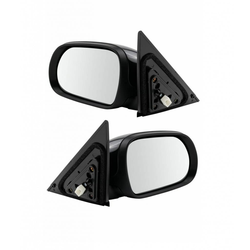 Kia Soul 2020 Replacement Side Mirrors - Driver & Passenger Side Pair (KI1320234/KI1321234) | Durable Outside Rearview Mirrors for Enhanced Safety & Visibility | Perfect for Parking, Lane Changes & Highway Driving