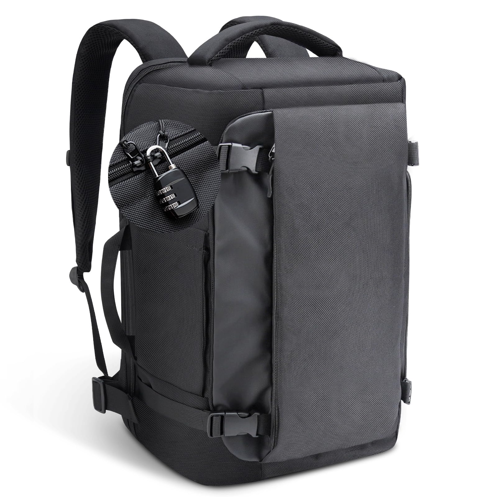40L Travel Backpack for Men & Women - TSA Approved Carry On Luggage with 17.3 Inch Laptop Compartment | Water-Resistant Business Weekender Bag for Air Travel, Commuting & Outdoor Adventures