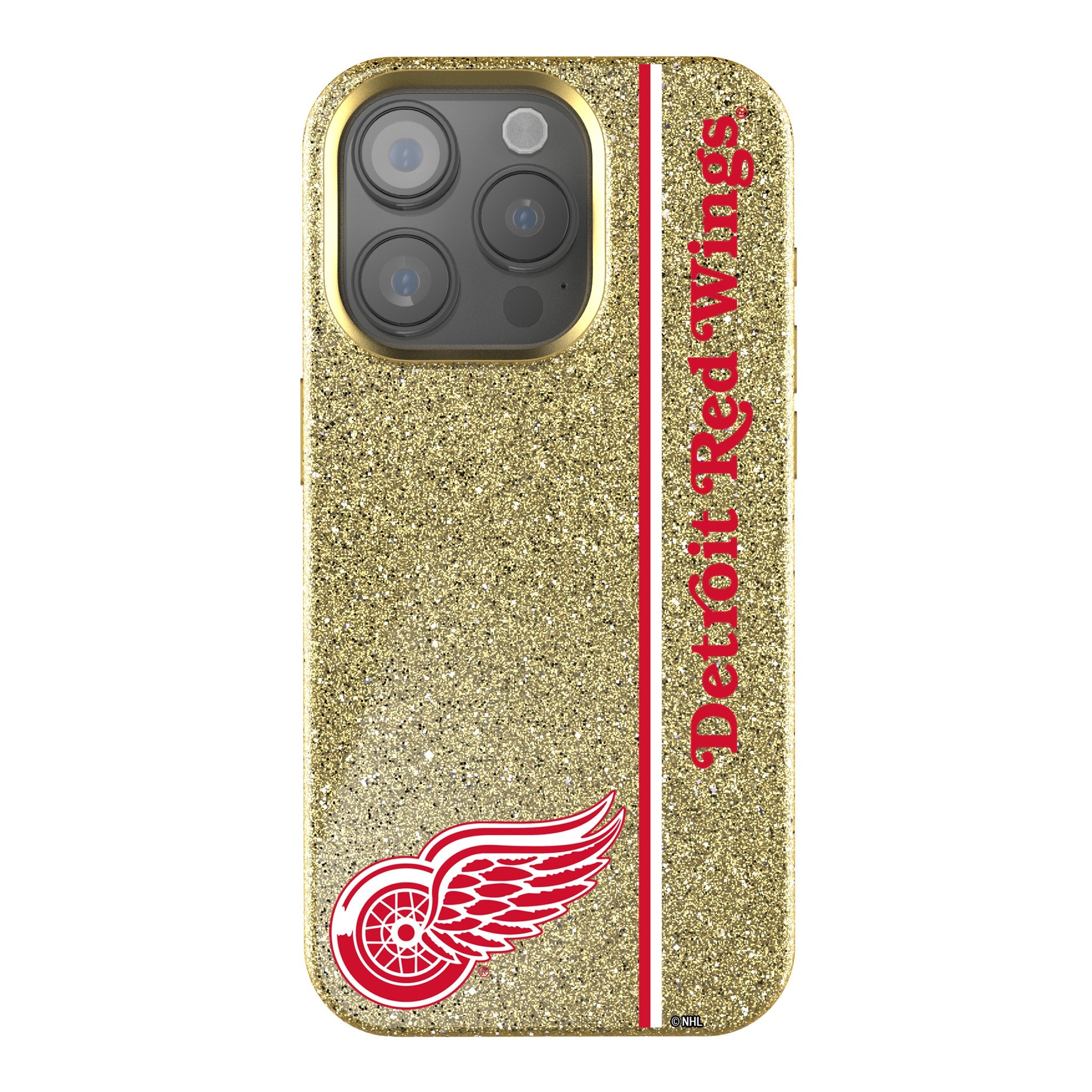 Detroit Red Wings Hockey Team Bling Rhinestone Phone Case for iPhone & Samsung - Perfect for Fans, Games & Everyday Use