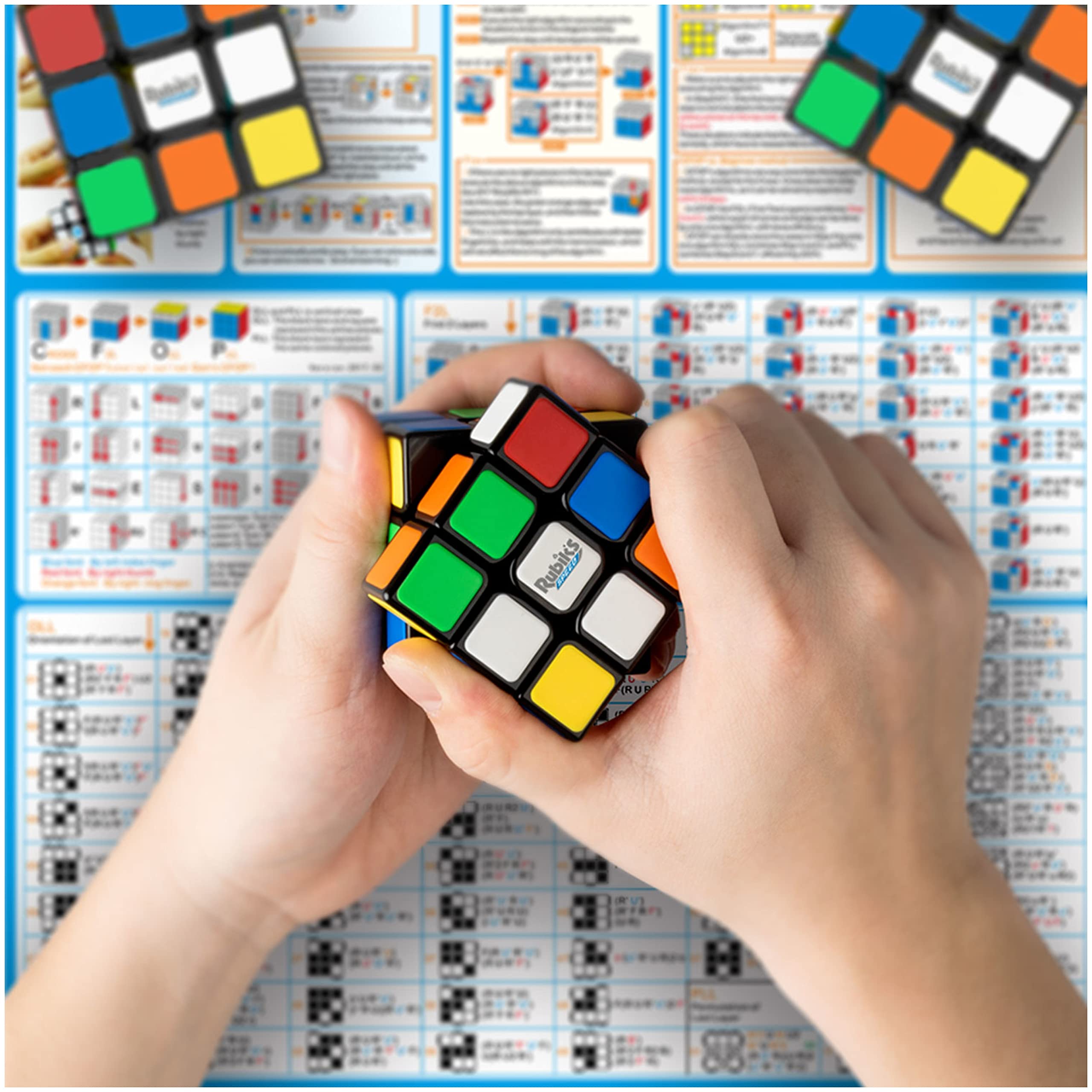 Rubik's 3x3 Magnetic Speed Cube - Fast Smooth Turning Puzzle Game for Adults & Kids - STEM Learning Toy for Problem Solving & Brain Training - Perfect for Competitions, Gifts & Classroom Activities