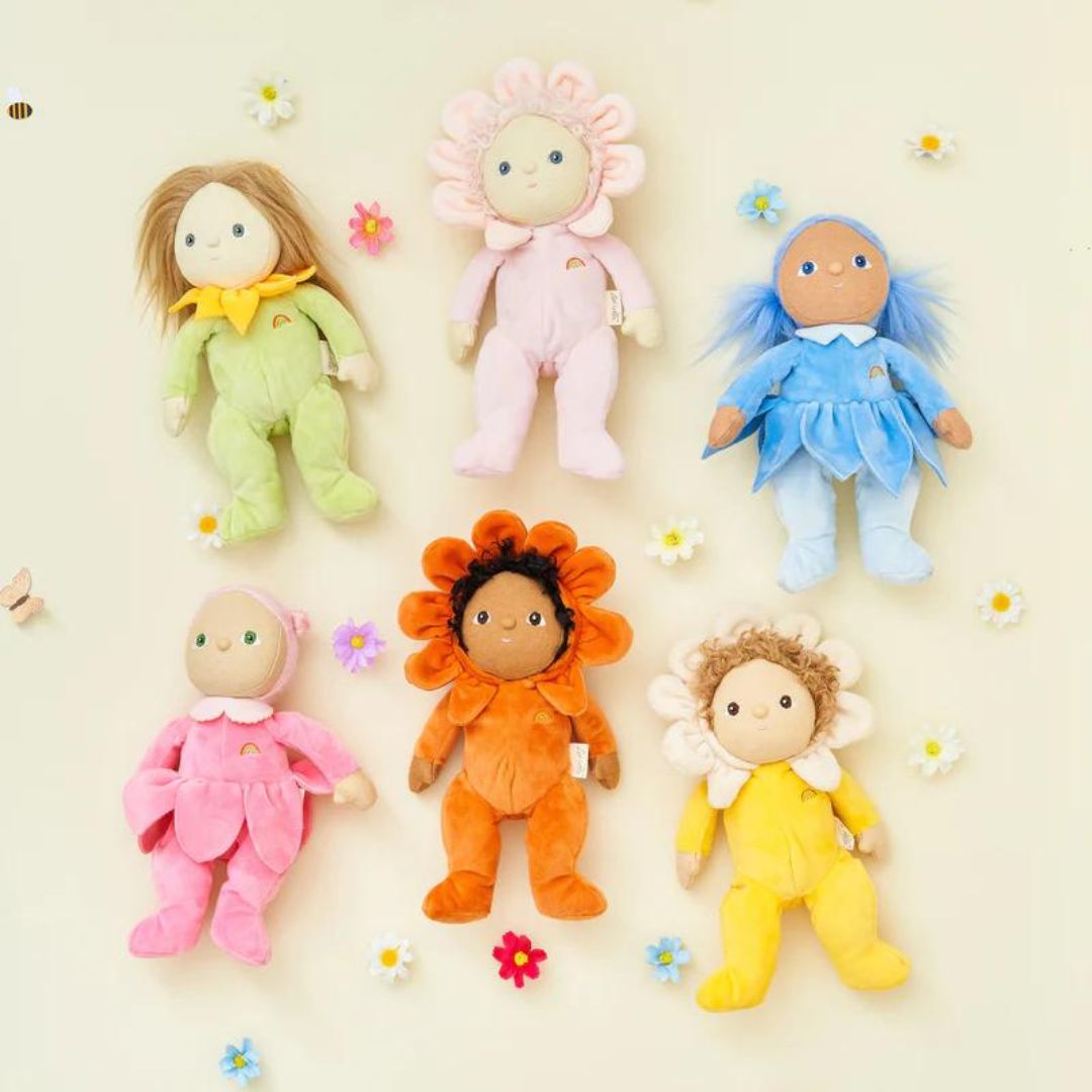 Blossom Dolls by Dinky Dinkums - Adorable Collectible Dolls for Kids | Perfect for Playtime, Birthday Gifts & Nursery Decor