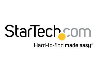 StarTech.com 1 ft USB 2.0 Panel Mount Extension Cable - Male to Female A/A Type (4-Pin) - Molded with Thumbscrews - Black - Perfect for Industrial Equipment, Servers & Workstations