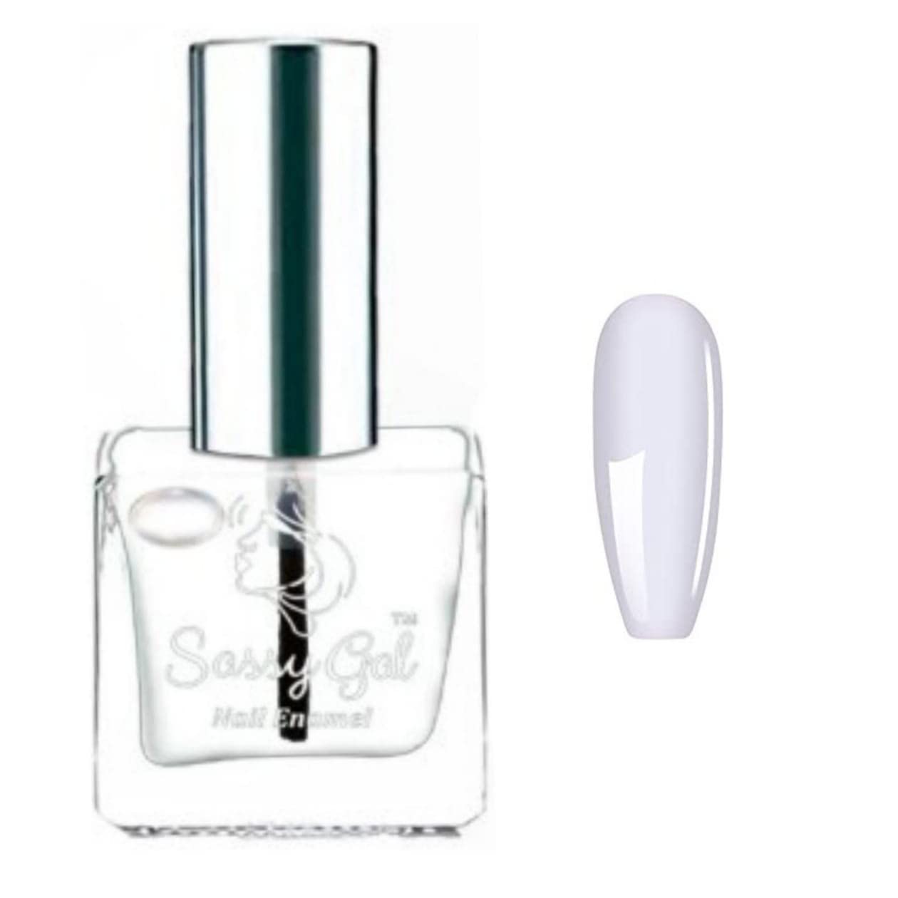 Professional Mirror Finish Nail Polish Set - Black & Top Coat (2 Pack) for Salon-Quality Manicures at Home