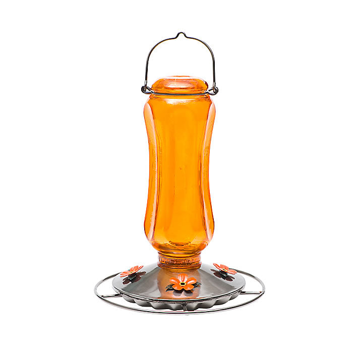 Vintage Carnival Oriole Feeder - Classic Bird Feeder for Orioles, Hummingbirds & Songbirds - Perfect for Garden, Backyard & Outdoor Bird Watching