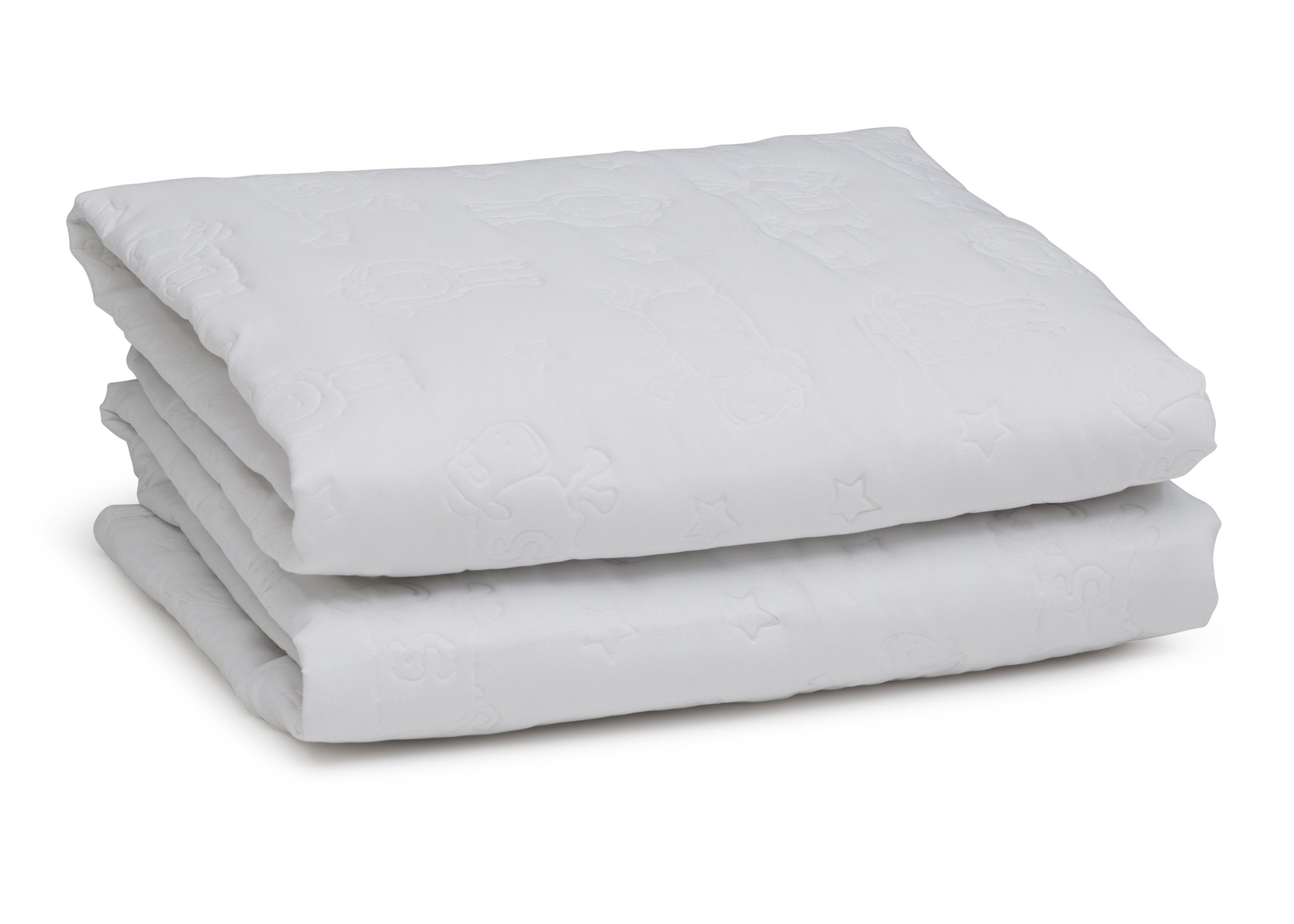 Waterproof Crib Mattress Liner Pads (Pack of 2) - Nanotex Technology for Extra Protection - Breathable & Hypoallergenic Baby Bedding - Perfect for Nighttime Leaks & Spills