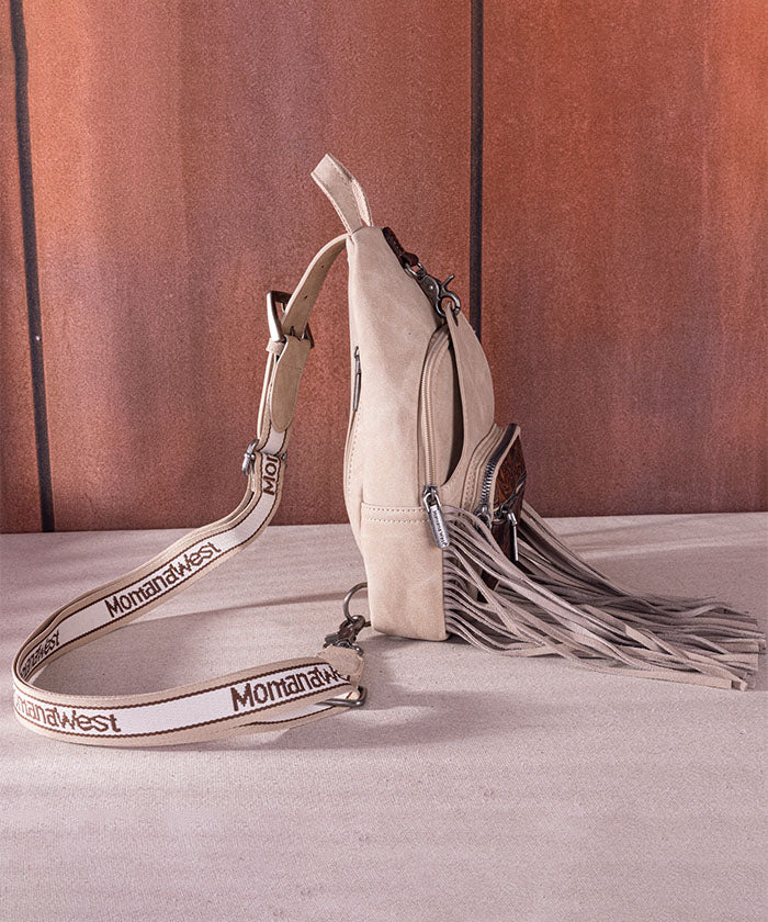 Montana West Fringe Sling Bag for Women - Stylish Crossbody Purse with Adjustable Strap, Perfect for Travel, Shopping & Everyday Use