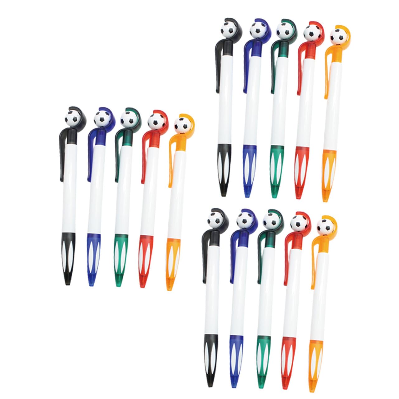 DIYEAH 45-Piece Football-Themed Retractable Ballpoint Pens - Fun Sports-Themed Writing Pens for School, Office & Gifts - Perfect for Football Fans, Students & Sports Decor