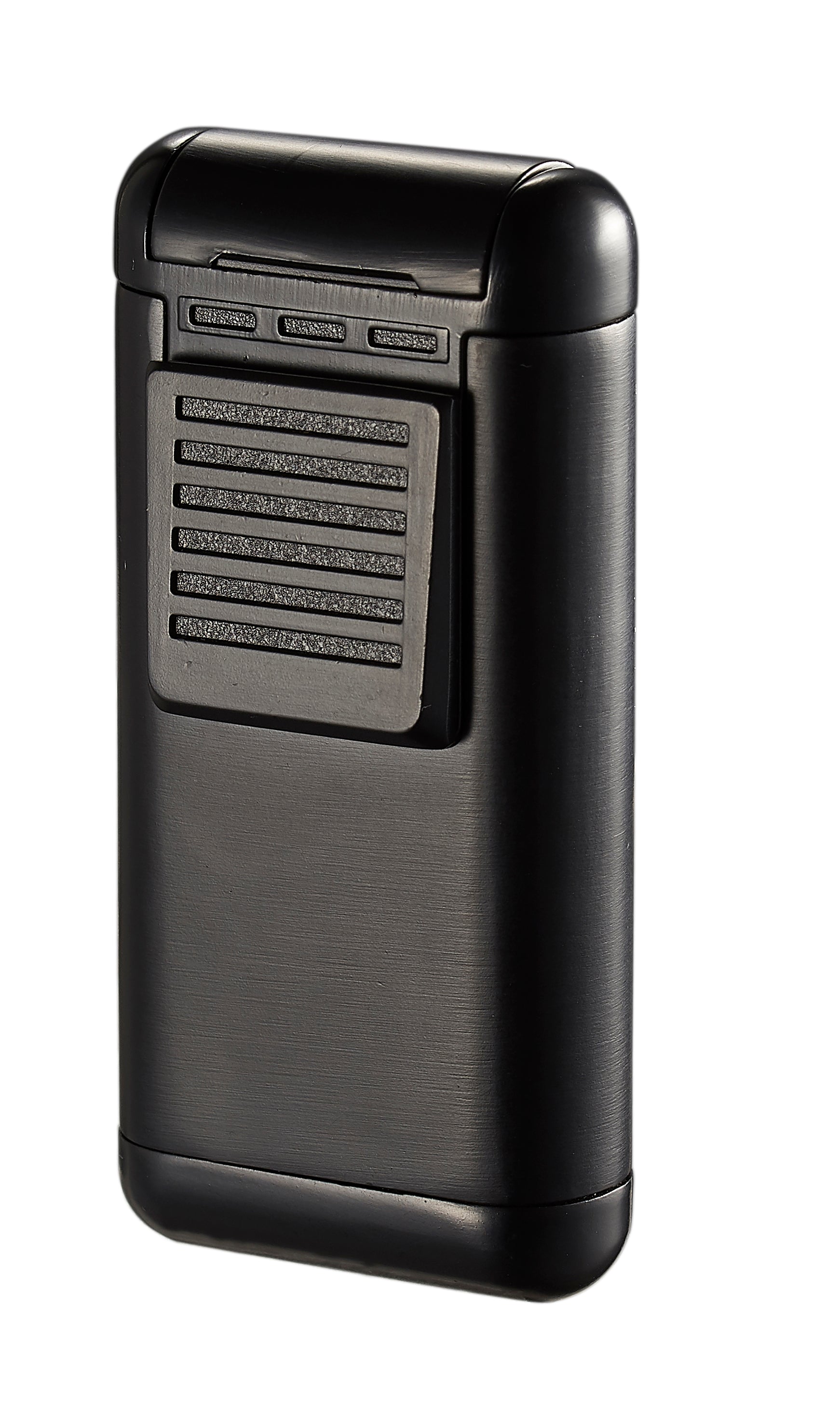 Visol Antero Triple Torch Cigar Lighter - Windproof Butane Lighter for Cigars, Cigarettes & Outdoor Use - Premium Black Jet Flame Lighter for Smoking Accessories & BBQ Grilling