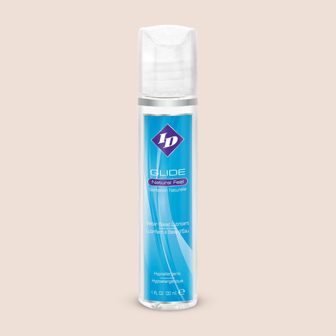 ID Glide Water-Based Personal Lubricant - Long-Lasting, Hypoallergenic & pH Balanced for Enhanced Intimacy & Comfort