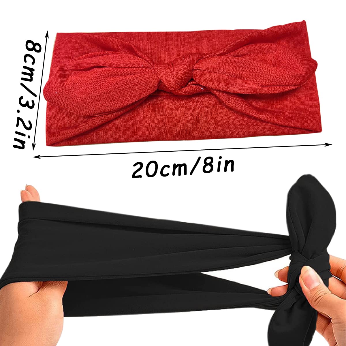 4 PCS Women's Elastic Headbands - Soft Hair Wraps & Head Scarves for Washing Face, Makeup & Styling - Retro Hair Accessories for Women & Girls - Perfect for Salon, Spa, Home & Gym Use