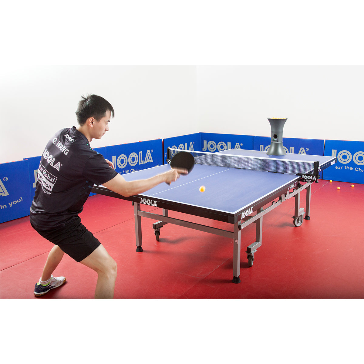 iPONG Trainer Motion Table Tennis Robot Set with ABS Balls - Professional Ping Pong Training Equipment for Home & Office Use