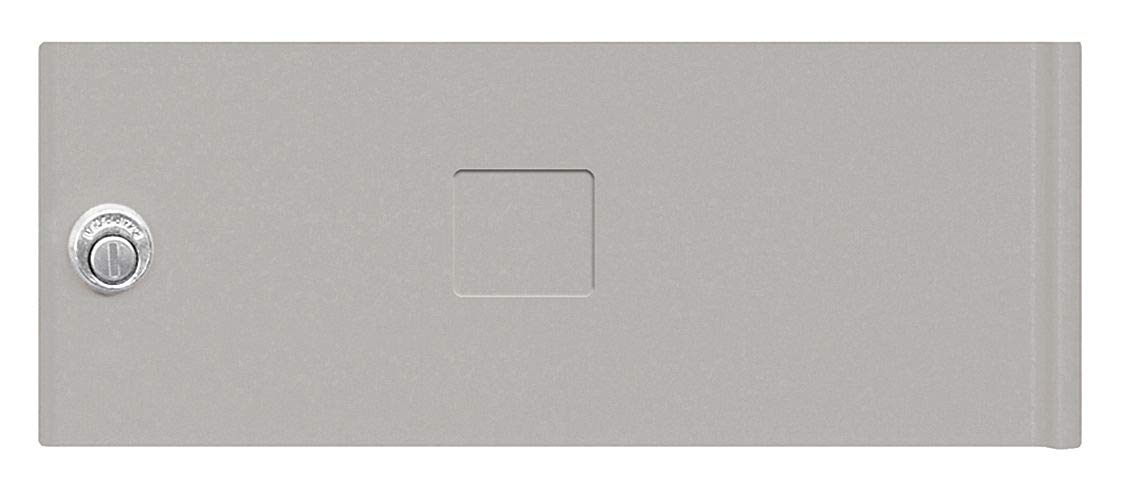 Salsbury Industries 3352GRY Standard B Size Replacement Door & Lock for Cluster Mailbox Unit with Keys - Gray | USPS Approved Mailbox Repair Part for Apartment Complexes & Neighborhoods