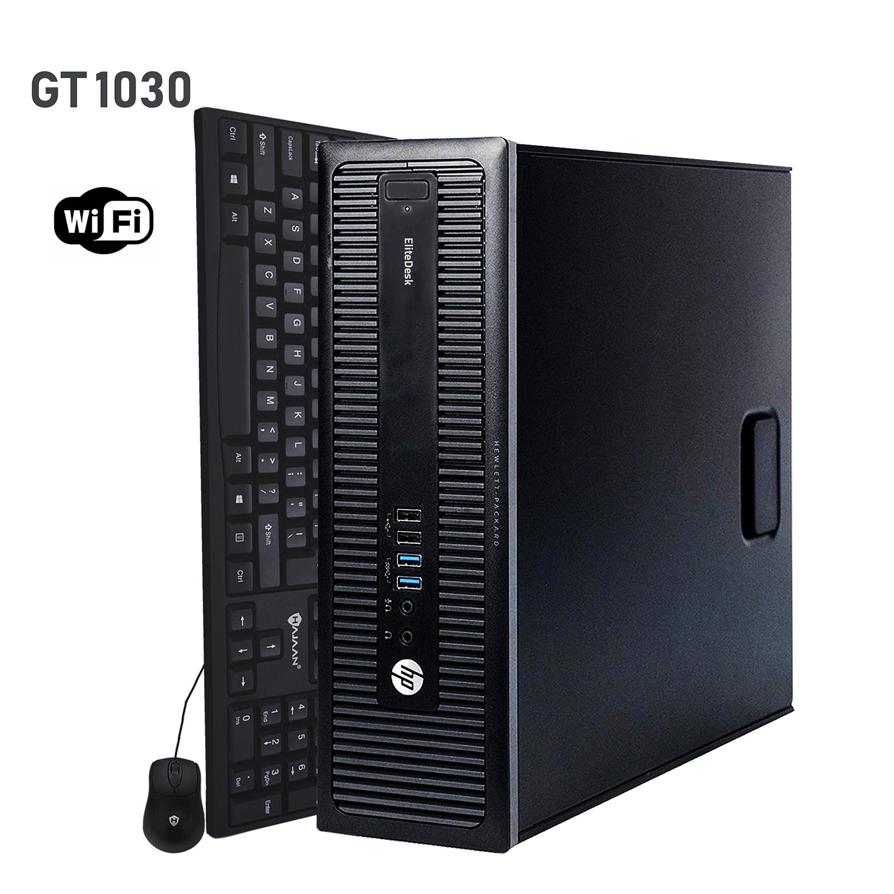 HP EliteDesk 800 G1 SFF Gaming PC - i5 4570, 16GB RAM, 1TB SSD, GT 1030 for Home & Office