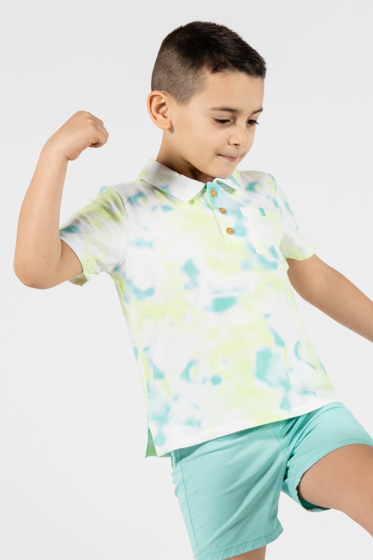 Boys & Baby Boy Polo Shirt - EGG New York Harrison Tie Dye Style | Casual Wear & Special Occasions