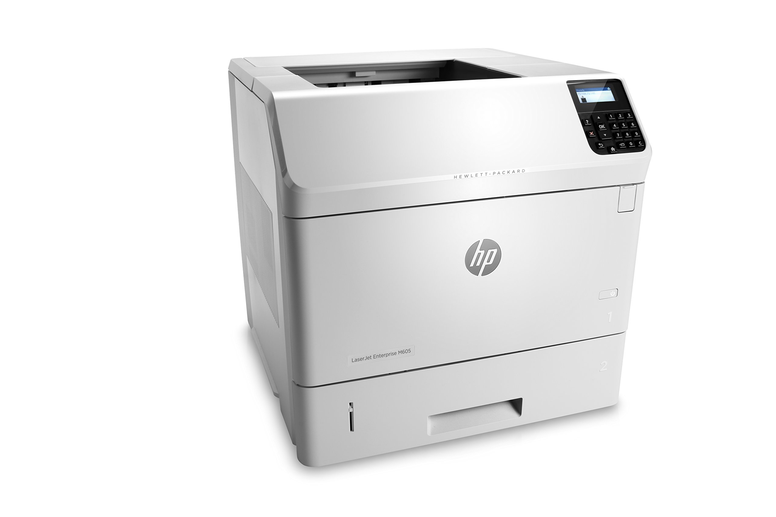HP Monochrome LaserJet Enterprise M605n Printer with FutureSmart Firmware (E6B69A) - Renewed | High-Speed Business Printing for Offices & Workstations
